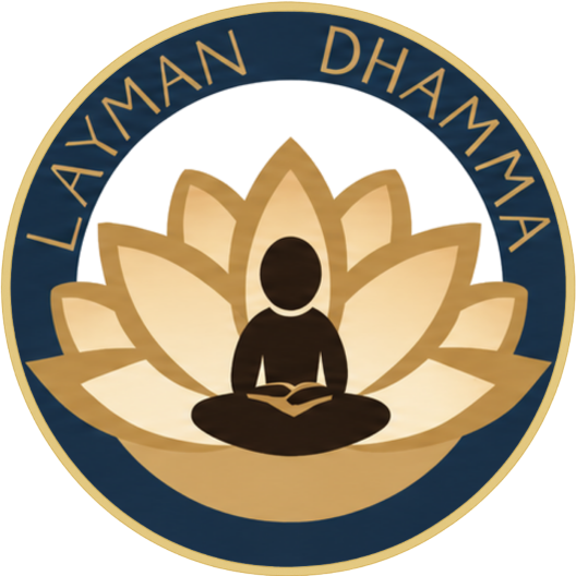 Layman Dhamma round logo